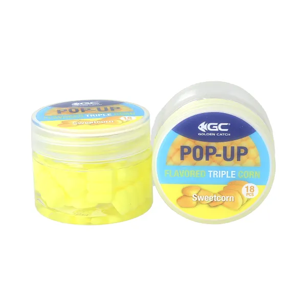 Кукуруза в дипе GC G.Carp Pop-Up Triple Flavored(18шт)Sweetcorn goldencatch.md