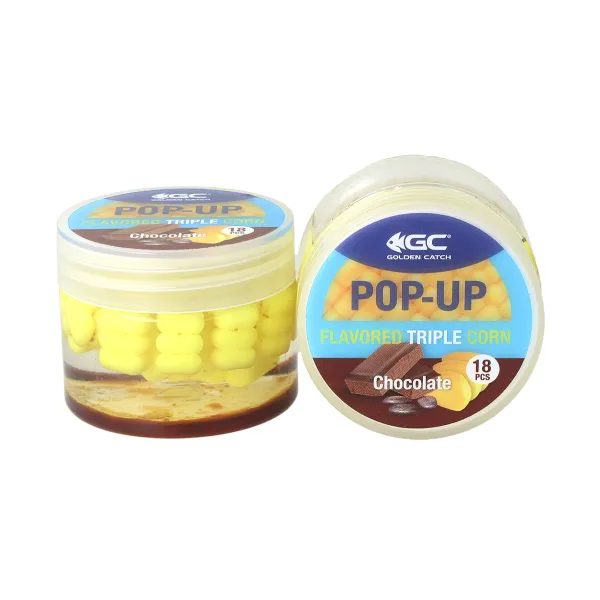Кукуруза в дипе GC Pop-Up Triple Flavored(18шт)Chocolate goldencatch.md