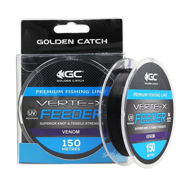 Леска GC Verte-X Feeder 150м Venom 0.234мм goldencatch.md