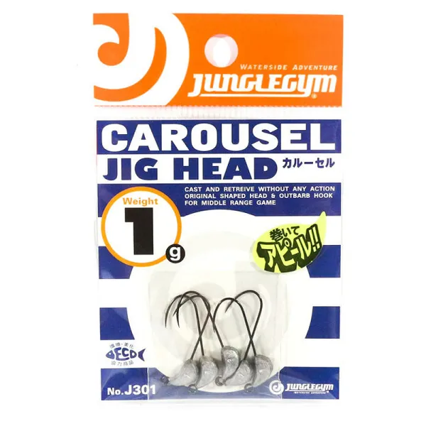 Джиг-головка Jungle Gym J301 Carousel 2.0г(5шт) goldencatch.md