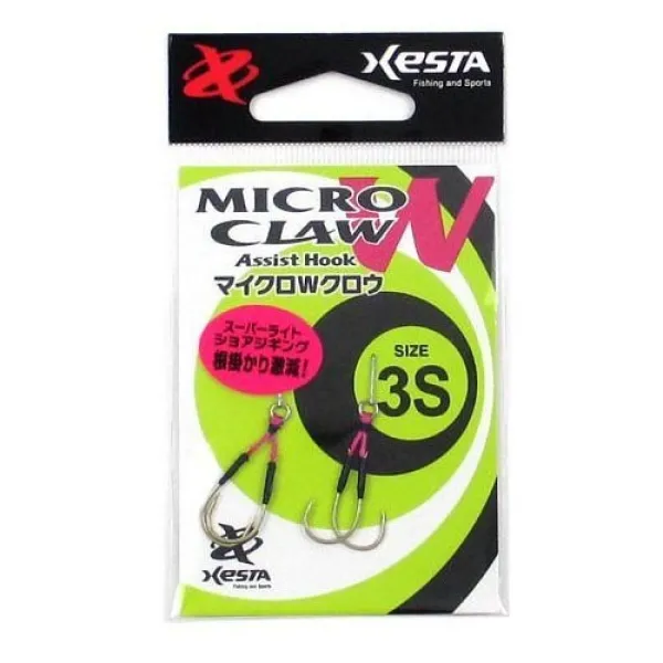 Ассист Xesta Micro W Claw Twin 3S(2шт) goldencatch.md