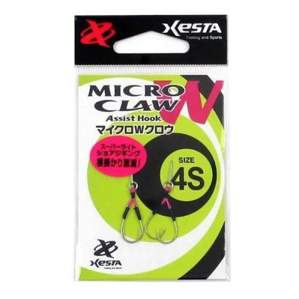 Ассист Xesta Micro W Claw Twin 4S(2шт) goldencatch.md