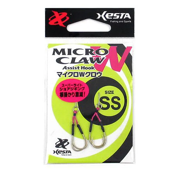 Ассист Xesta Micro W Claw Twin SS(2шт) goldencatch.md