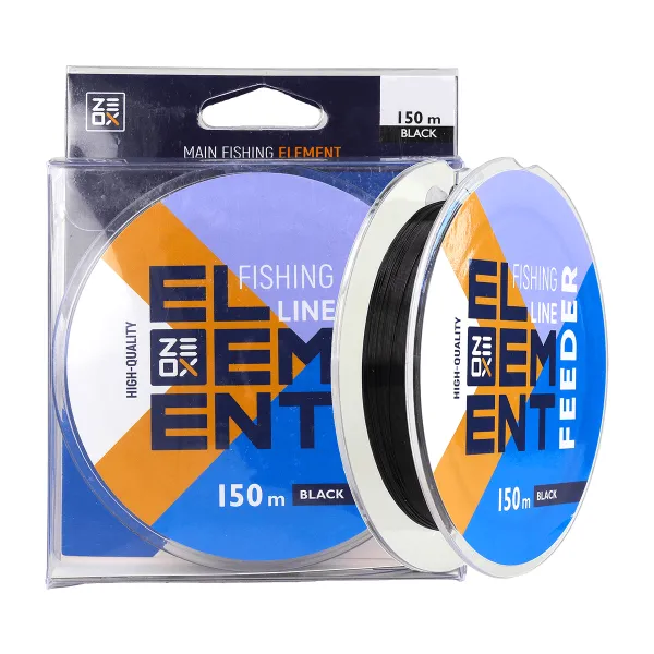 Леска ZEOX Element Feeder 150м Black 0.235мм goldencatch.md